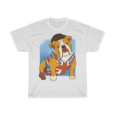 British Bulldog Dressed Up - Unisex Heavy Cotton Tee