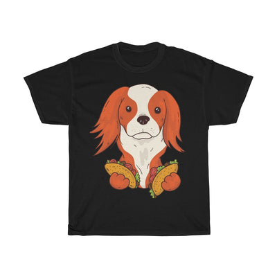 Taco Puppy the Cavalier - Unisex Heavy Cotton Tee