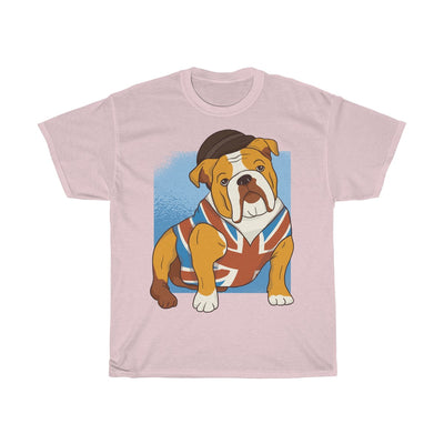 British Bulldog Dressed Up - Unisex Heavy Cotton Tee