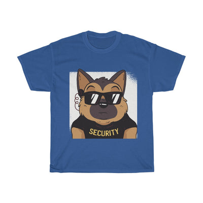 German Shepherd Funny Security - Unisex Heavy Cotton Tee
