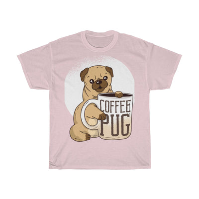 Coffee Pug - Unisex Heavy Cotton Tee