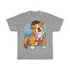 British Bulldog Dressed Up - Unisex Heavy Cotton Tee