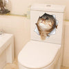 Looking Up Cat Decals