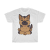 German Shepherd Yoga Puppy - Unisex Heavy Cotton Tee