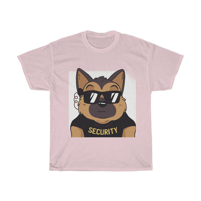 German Shepherd Funny Security - Unisex Heavy Cotton Tee