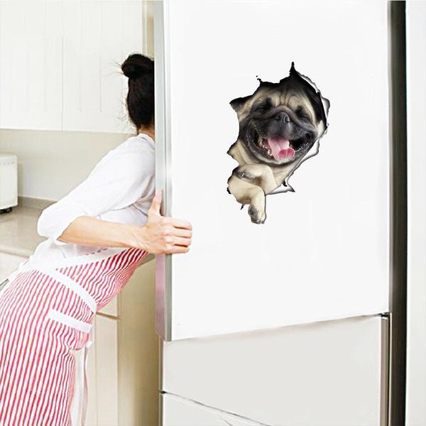 Laughing Pug Decals