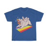 Pug Unicorn Playing - Unisex Heavy Cotton Tee