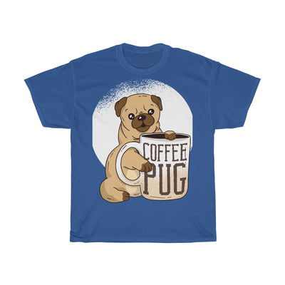 Coffee Pug - Unisex Heavy Cotton Tee
