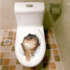 Looking Up Cat Decals