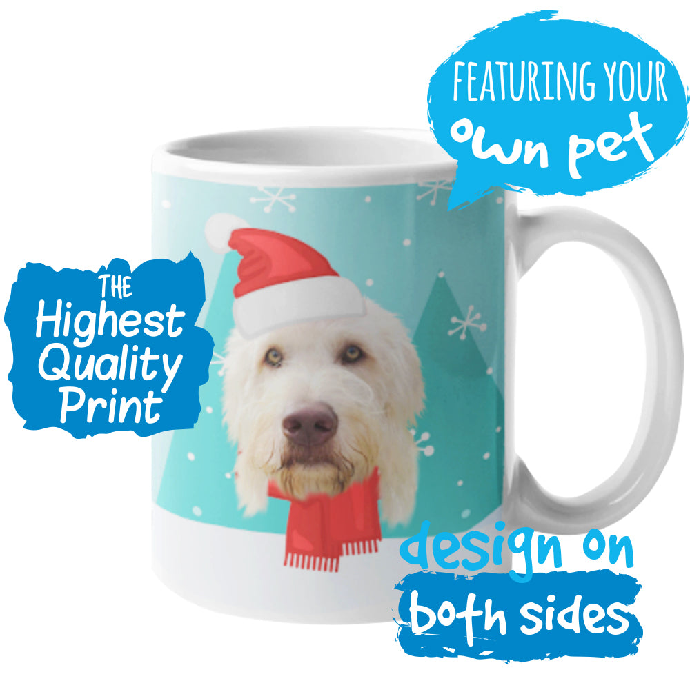 Custom Your Pet Christmas White Mug